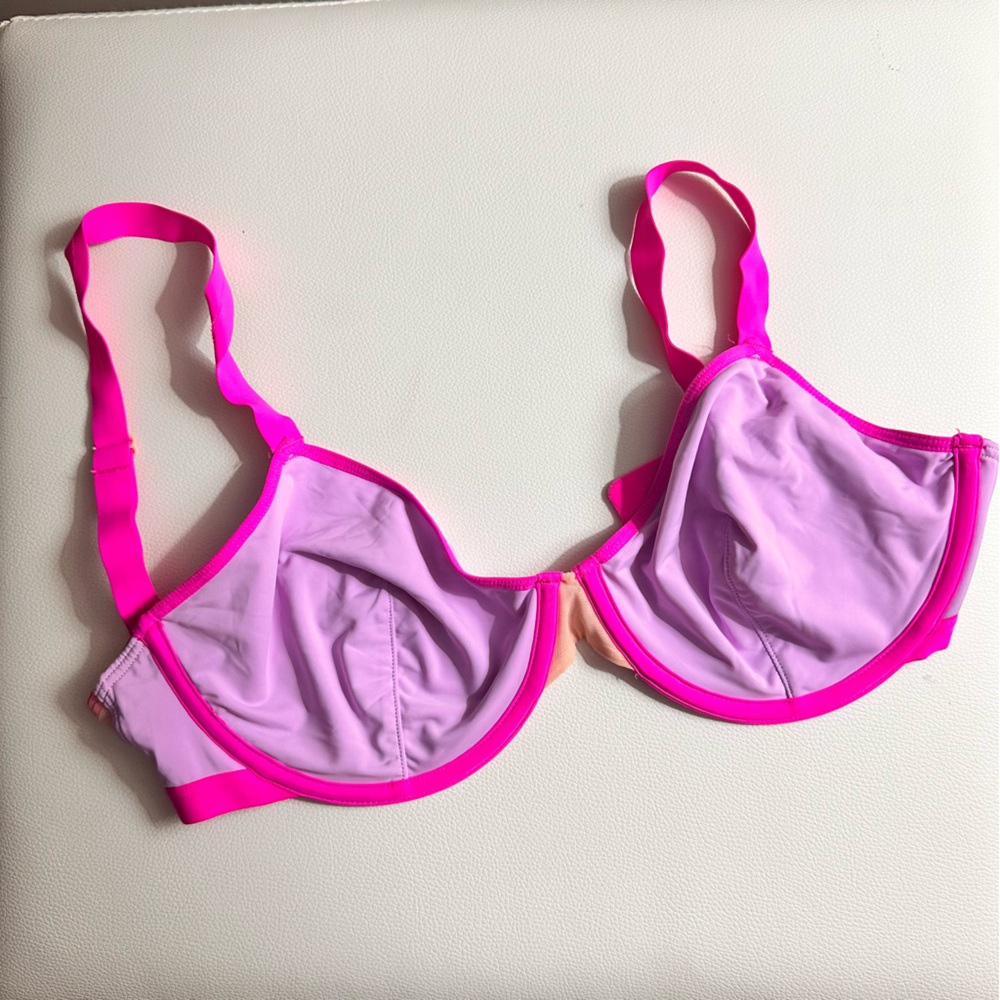 Parade Re:Play Underwire Bra – Size 32DDD | Pink & Lilac